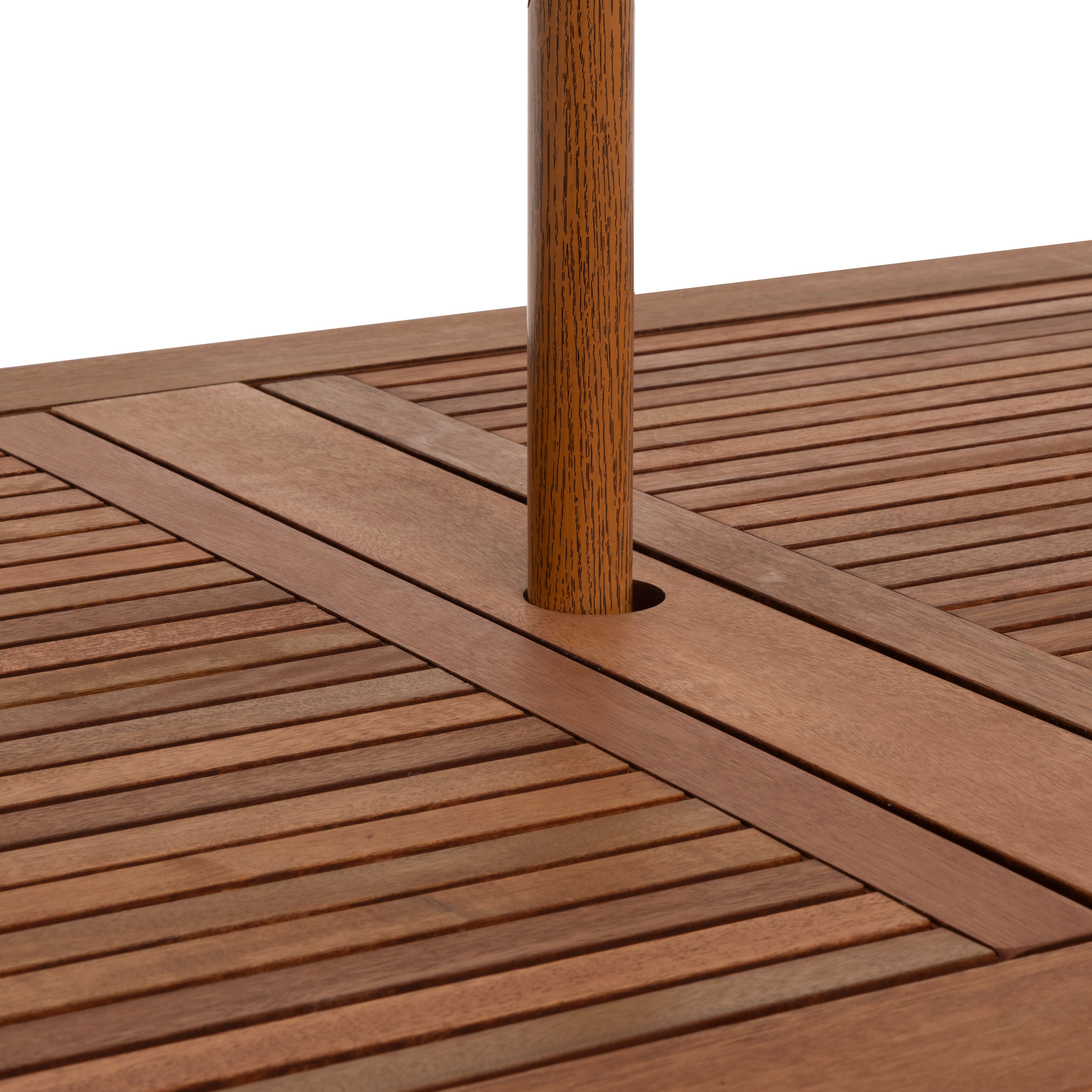 VESTIAMO CASA GIARDINO - Tavolo da giardino Rettangolare in legno - h73,5x150x90 cm